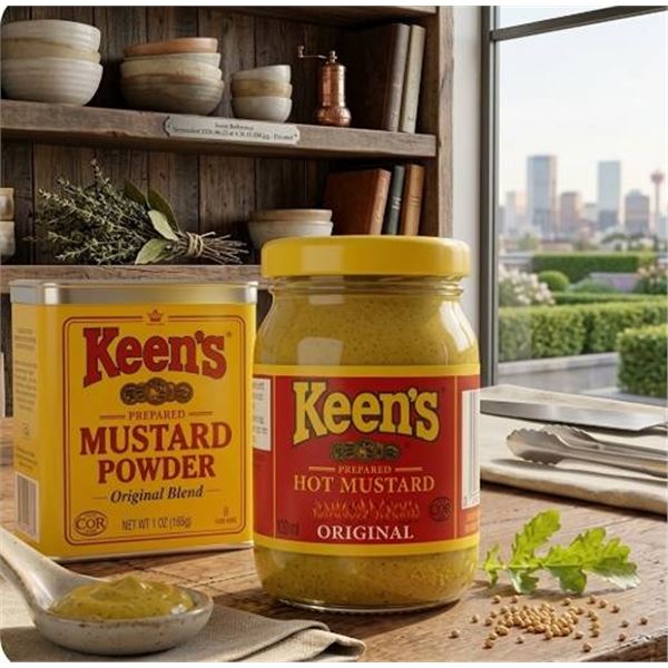 Keen's Prepared Hot Mustard 6 x 100ml