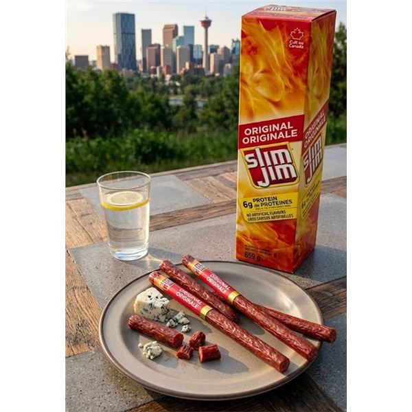 Slim Jim Spicy Sausage Snack 24-Pack 659g