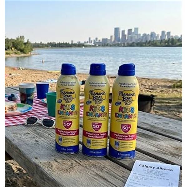 Pack of 3 - Banana Boat Kids Sunscreen SPF 50+
