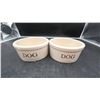 Image 2 : Ohio Stoneware 5" Dog Bowls Set of 2