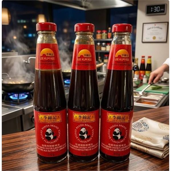 Lee Kum Kee Panda Oyster Sauce 510g (3 Bott.)