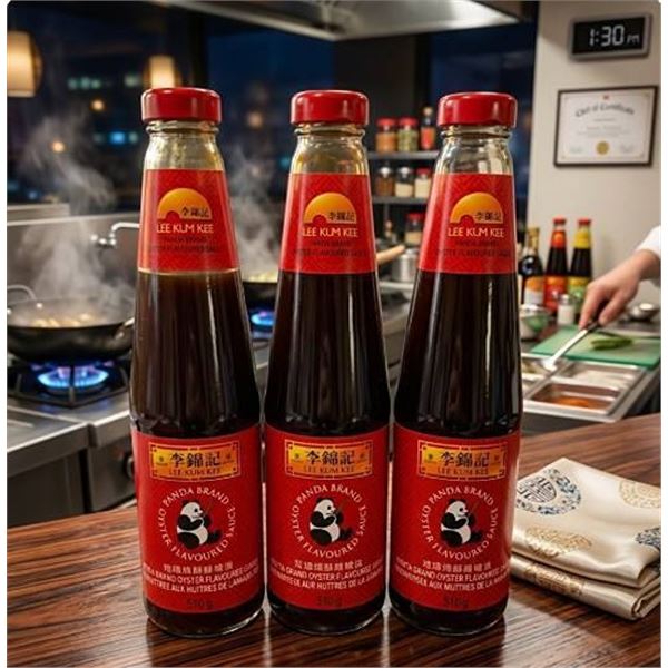 Lee Kum Kee Panda Oyster Sauce 510g (3 Bott.)