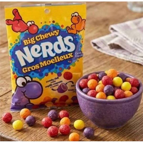 Big Chewy Nerds Candy, 9 Packs of 170 g Units