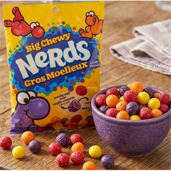 Big Chewy Nerds Candy, 9 Packs of 170 g Units