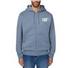 Image 1 : Blue Zip-Up CAT Sweatshirt Adult Large