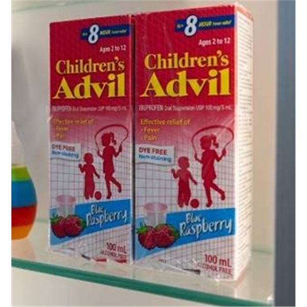 Children's Advil Blue Raspberry 2-Pack
