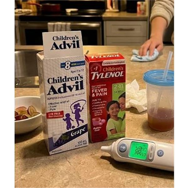 Childrenâ€™s Advil and Tylenol Oral Suspensions
