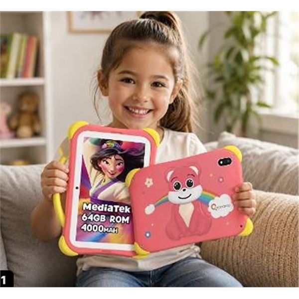 CWOWDEFU 7" Kids Tablet Android 7in Blue