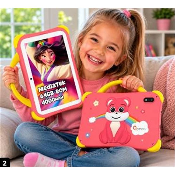 CWOWDEFU 7" Kids Tablet Android 7in Blue