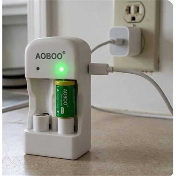 AOBOO CR2 Battery Charger kit