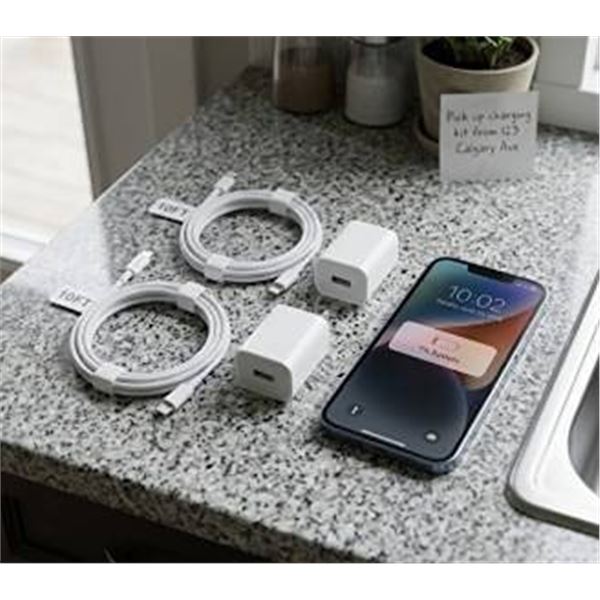 DiHines PD Fast Charger 2-Pack with 10ft Cabs