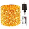 Image 2 : Lot of 2 - 60ft 200 LED Fairy Lights,