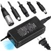 Image 1 : 42V 2A Fast Battery Charger with Cooling System - 5 Plugs Universal Battery Replacement Charger for 