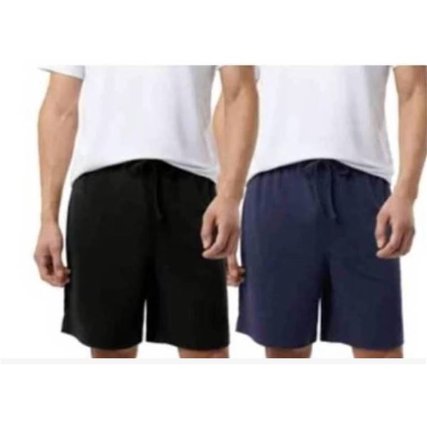 32 Degrees Heat Men's 2-Pack Lounge Shorts S