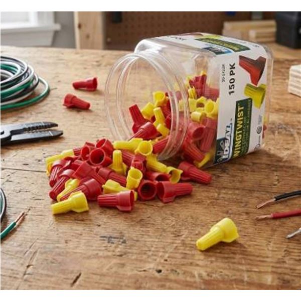 IDEAL WingTwist Wire Connectors, 150 Pack
