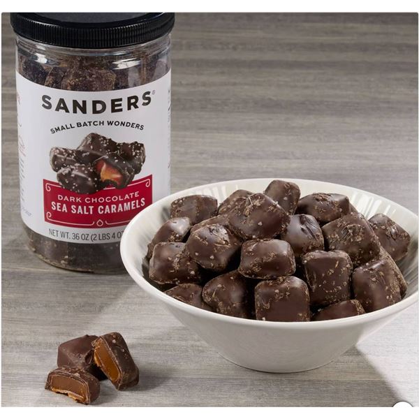 Sanders Dark Chocolate Sea Salt Caramels 36oz