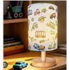 Image 1 : Kids Simple Table Lamp with Car Motif