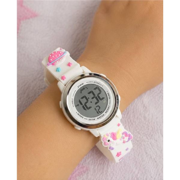 Unicorn White Digital Kids Watch