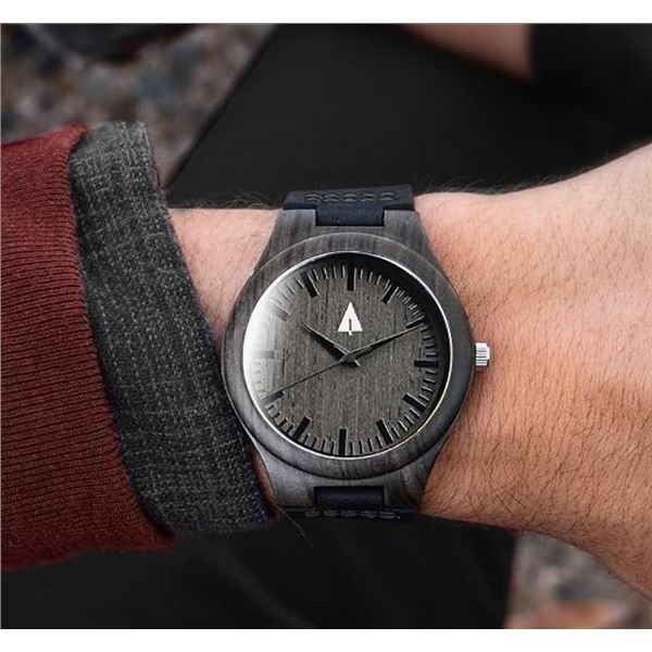 Treehut Men's Black Ebony Watch
