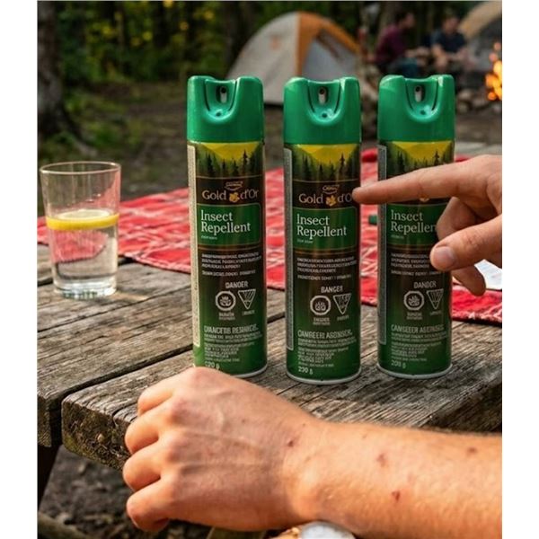 Gold d'Or Insect Repellent 230g, Set of 3
