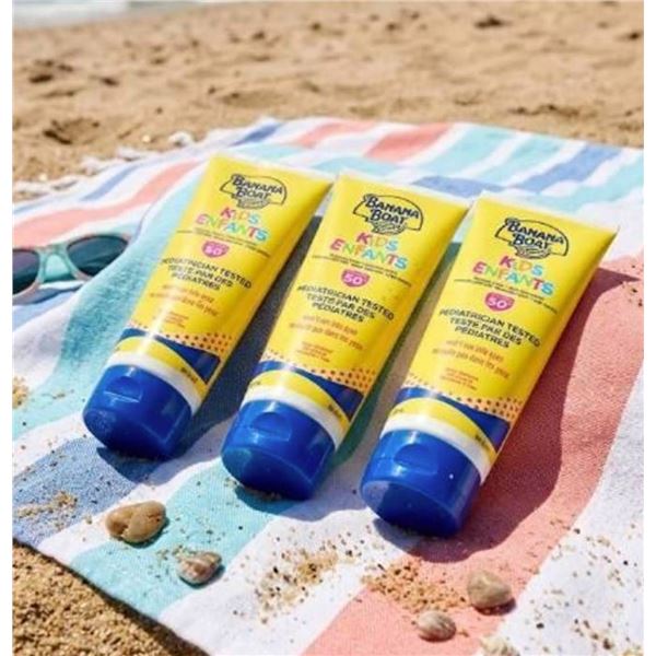 Banana Boat Kids SPF 50 Sunscreen 3 x 240ml