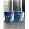 Image 2 : Lot of 2 Bicycle Light Kits Front and Tail Light