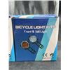 Image 3 : Lot of 2 Bicycle Light Kits Front and Tail Light