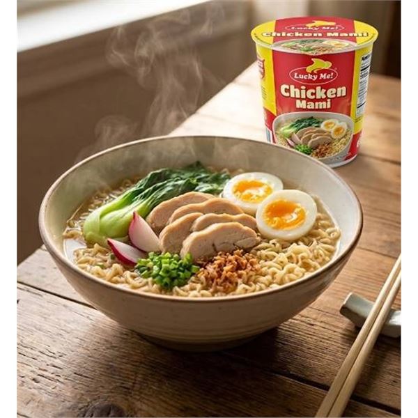 Lucky Me! Chicken Mami Instant Noodle Soup, 1