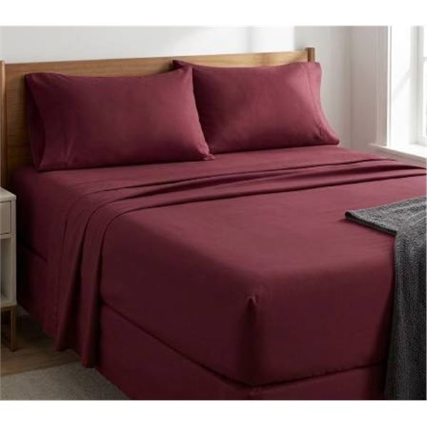 Comfy Bamboo World 4-Piece Queen Sheet Set