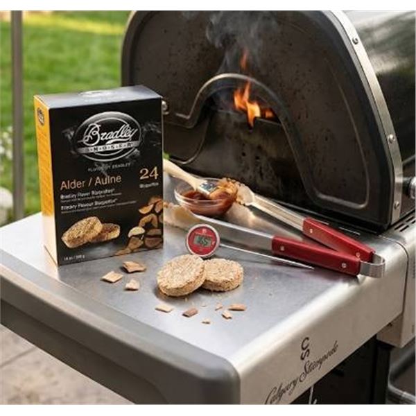 Bradley Smoker Alder Flavor Bisquettes 24 Ct