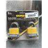 Image 3 : Shopmaster Laminated Steel Padlocks, 2 Pack