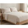 Image 1 : Queen Size Beige Leaf Pattern Sheet Set