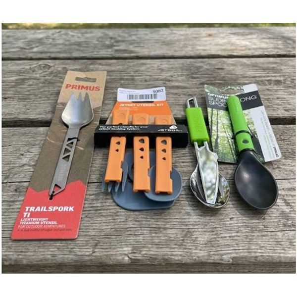 Camping Utensil Lot: Primus, Jetboil, Optimus