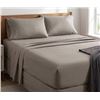 Image 1 : Comfy Bamboo World 4-Piece Queen Sheet Set