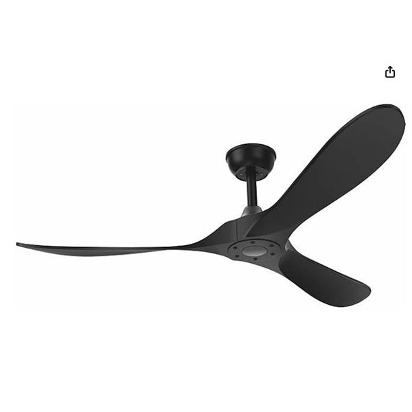 Alescu 52" Outdoor Ceiling Fan with Remote