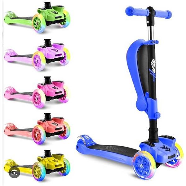 Hurtle 3-Wheel Foldable Kid Scooter - Color unknown