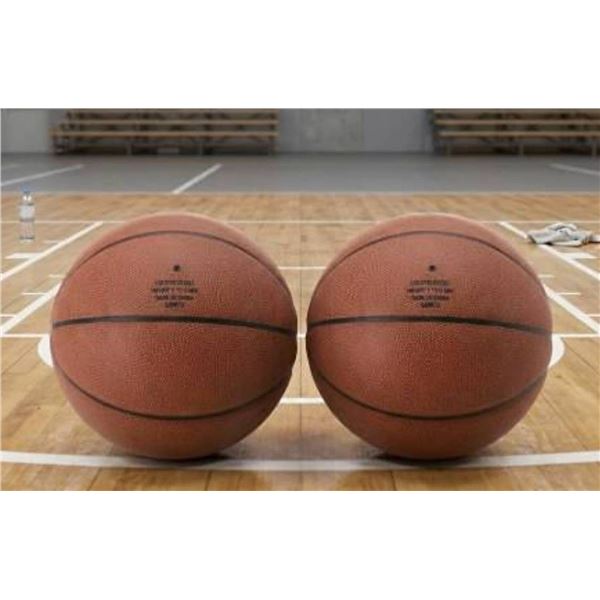 Amazon Basics PU Composite Basketball 2-Pack