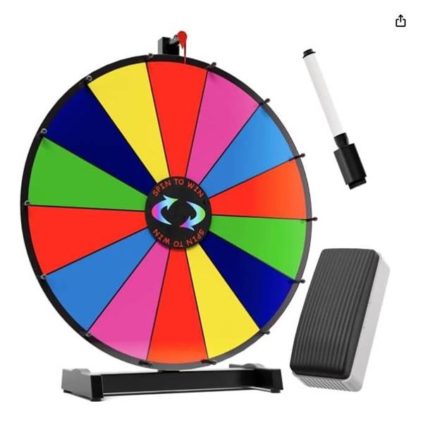 18in Spinning Prize Wheel, 14 Slot