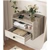 Image 1 : BookNook Floating Nightstand, Natural