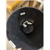 Image 4 : Black Plastic Tapered Planter Pot