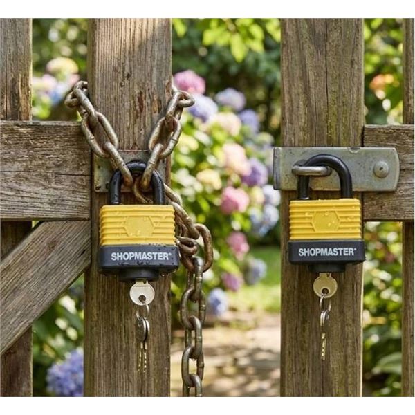 ShopMaster 2-Pack Laminated Steel Padlocks