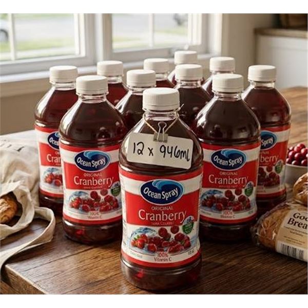 Ocean Spray Cranberry Juice 946ml x12