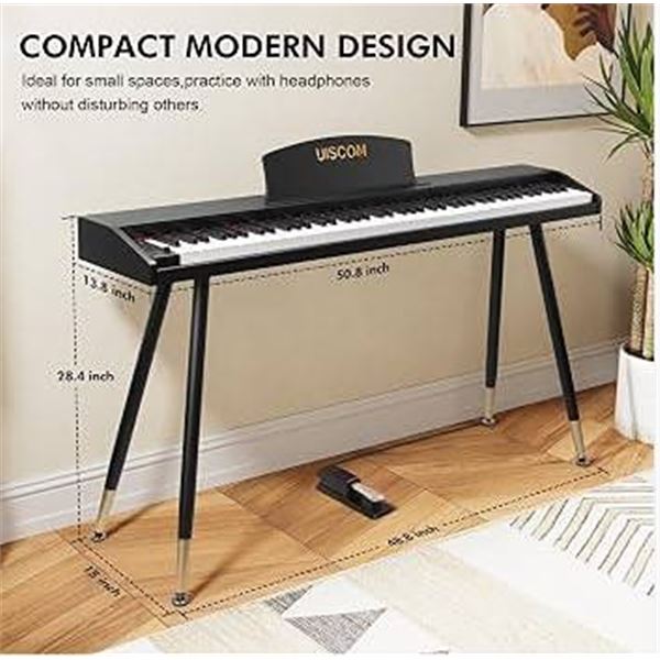 Digital Piano Model URS25T-BK  In Box