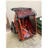 Image 3 : Thule Red Two-Seat Bicycle Trailer