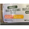 Image 3 : Kirkland Organic Fruit & Vegetable Pouches, 24 Pouches