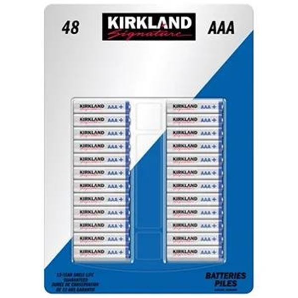 Lot of 3 Kirkland AAA 48-Pack Batteries