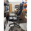 Image 5 : La-Z-Boy Black Leather Office Chair