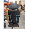 Image 4 : DPS Centurion Gaming Chair with Adjustable Headrest Black and Blue