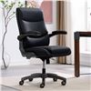 Image 1 : La-Z-Boy Black Leather Manager Chair With Flip up Arms
