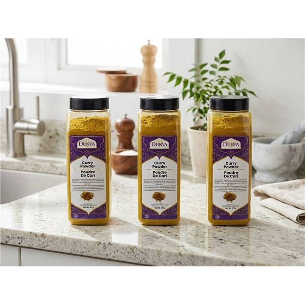 Dunya Curry Powder 475g Bottles, Set of 3